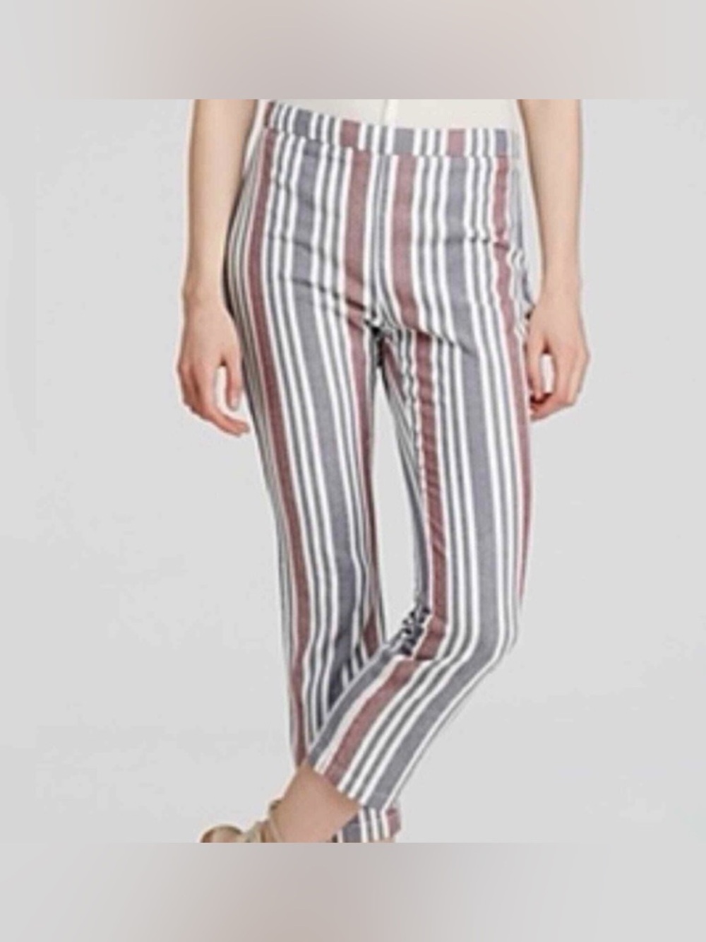⭐️Free People Striped Cropped Pants⭐️